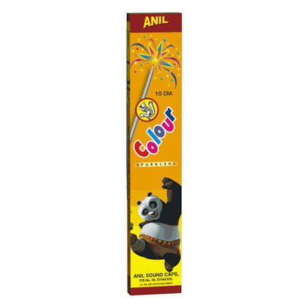 10 cm - Colour Sparklers 1Box