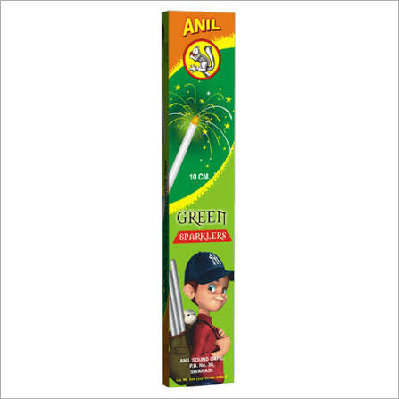 10 cm - Green Sparklers 1Box