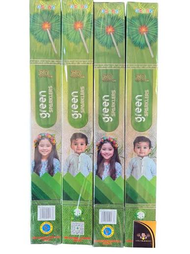 30 cm - Green Sparklers 1Box
