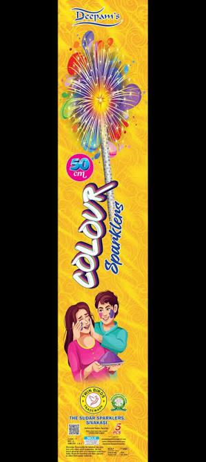 50 cm - Colour Sparklers 1Box